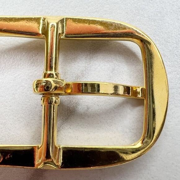Vintage Gold Tone Simple Basic Belt Buckle for up to 1 Inch Belt - Picture 7 of 8
